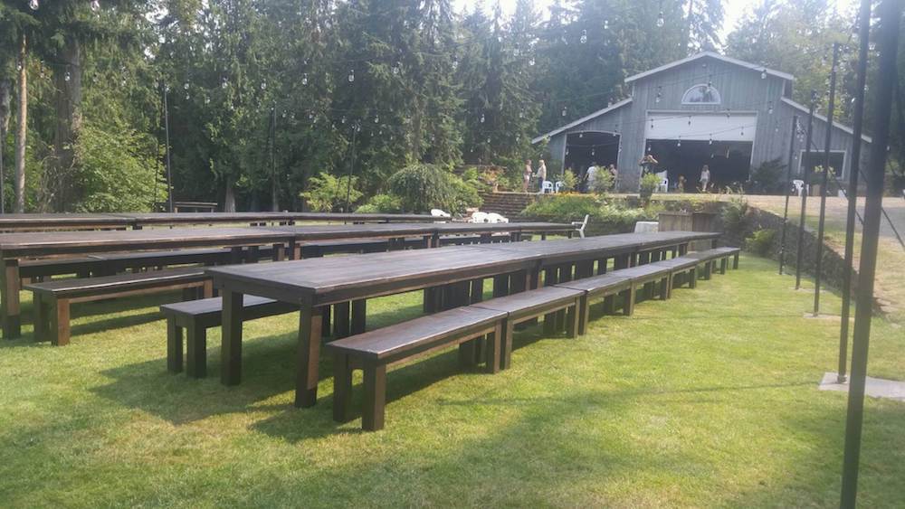 Rustic Farm Table Rentals for Weddings & Events | Serving Bainbridge ...